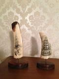SIGNED SCRIMSHAW