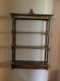 chinoisserie wall shelf