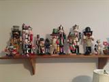 Nutcrackers, including several german nutcrackers and a smoker