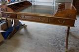 Nice leather top partner desk
