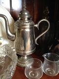 Pewter coffee pot