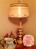 French tole lamp