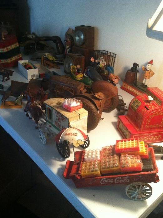 Toys & banks from the 1950's