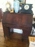 Antique walnut secretary desk