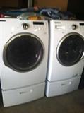 Samsung steam upright washer & dryer