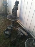 Outdoor fountains & decor