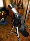 Meade Autostar with carrying case. Also has DVD and booklet of instructions.