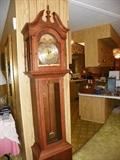 Grandfather clock made from a kit by Maxine's son-in-law.