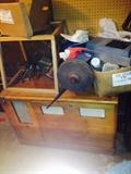 Antique medical supplies & juke box