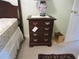 cherry nightstand.