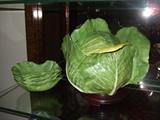 Rare Mary Kirk Kelly lettuce salad bowl & 4 bowls 