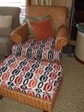 designer chair & ottoman