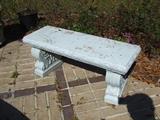 concrete bench