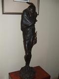 Mephistopheles bronze by Jacques Gautier - 35" tall
