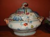 hand painted tureen