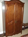 beautiful wood armoire