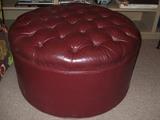 leather ottoman