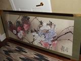 3' x 6' oriental silk art