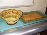 platter & bowl made in France