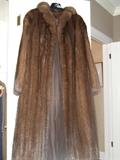 Crown Russian Sable fur coat