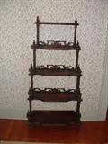 Victorian display shelf
