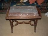 Antique marble top table