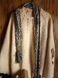 Vintage crochet shawl