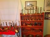 Brass Candlesticks, Mortar & Pestles, Pewter etc.