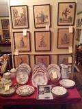 19thc Prints, 18th and 19th c Ceramics.
