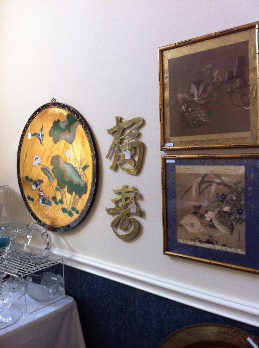 Some of the many Asian decorative items