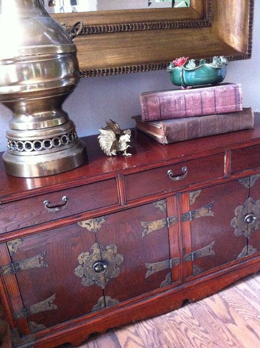                             Decorative Asian chest