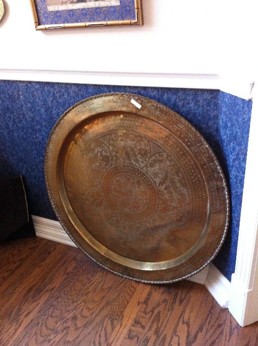                                  Large brass tray
