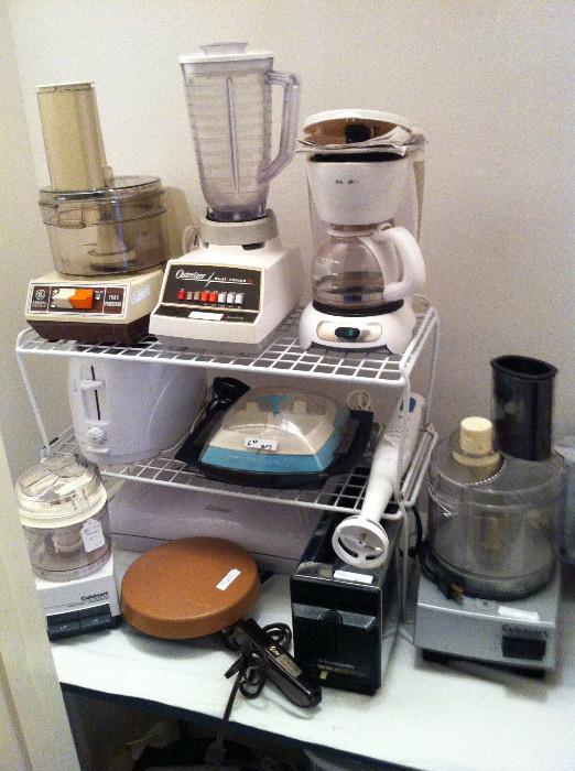                                Many small appliances