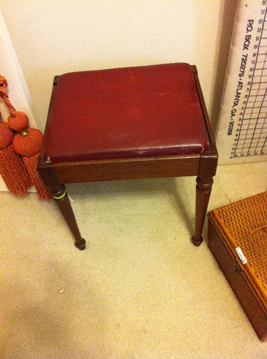                              Sewing machine stool