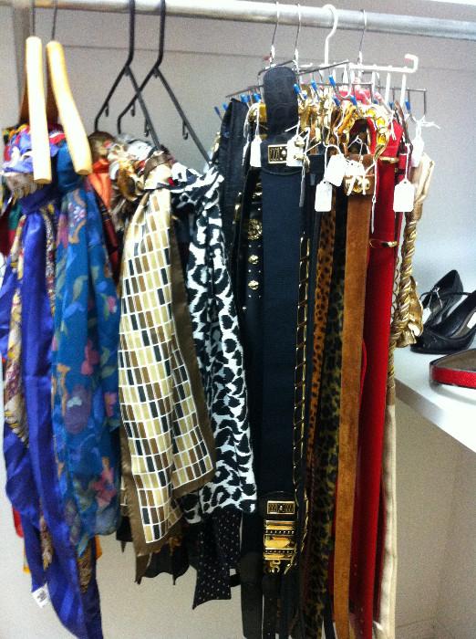                     Great selection of scarves & belts