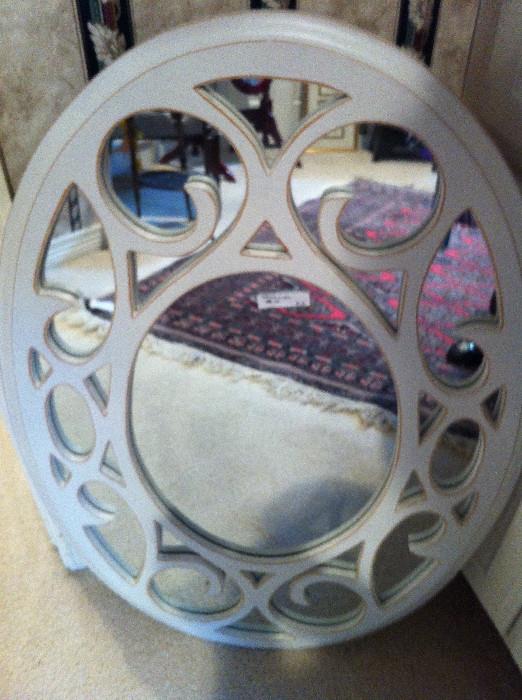                                     Oval mirror