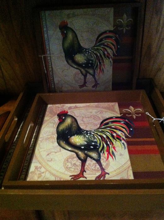                                      Rooster trays