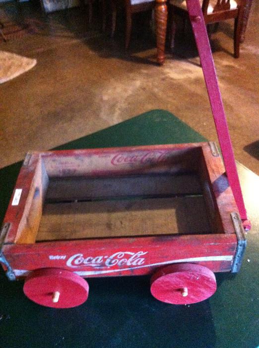                                 Coke box wagon