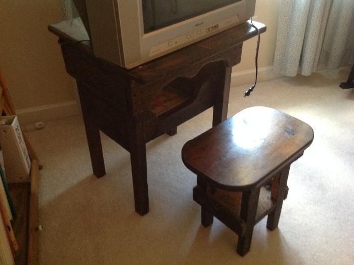 Vintage Wood desk / bench $ 100.00