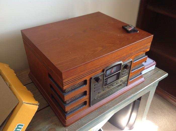 Antique reproduction record player $ 80.00