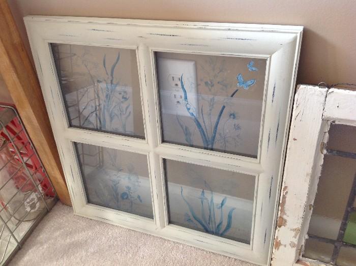 Vintage window / painted $ 80.00