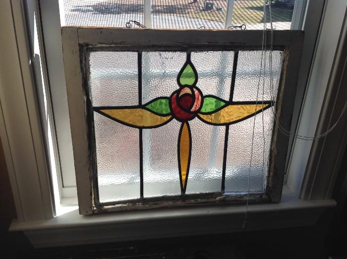 Vintage Stained glass window $ 80.00