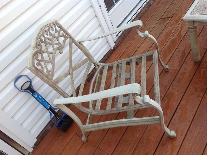 Metal Outdoor Chair $ 60.00