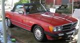 Mercedes Benz 560 SL Model 107 auto, 1986 with 14555/2 miles. Has soft top and hard top.