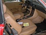 inside the Mercedes 560 sl