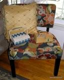 Two matching 60's side chairs, great to redo ....