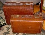 Two Alligator Suit cases