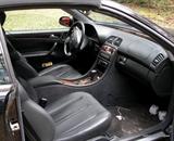 inside black mercedes