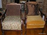 Two Mahogany Armchairs