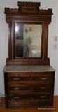 Marble top Eastlake style Dresser